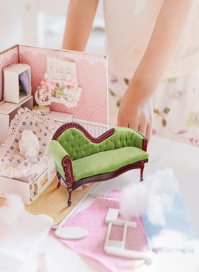 Vaguelly Miniature Lounge Sofa Model for Dolls House Furniture Color Mini Sofa Decor Cute Decorative for Mini House Ornament and Photo Props - Image 2