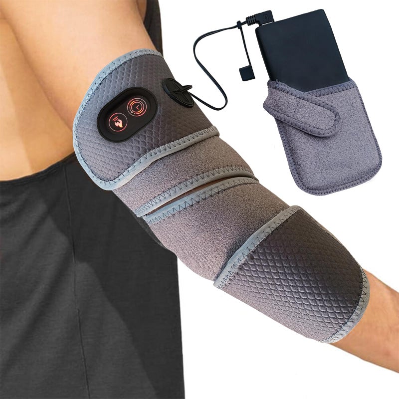 zeencare Zeencare Heating Pad Arm 39x35in Extra Long Heated Wrap Brace for Wrist Elbow Arm Knee Ankle Leg 3 Heat Settings Cordless Wireless Timer USB Powered Power Bank Not Included