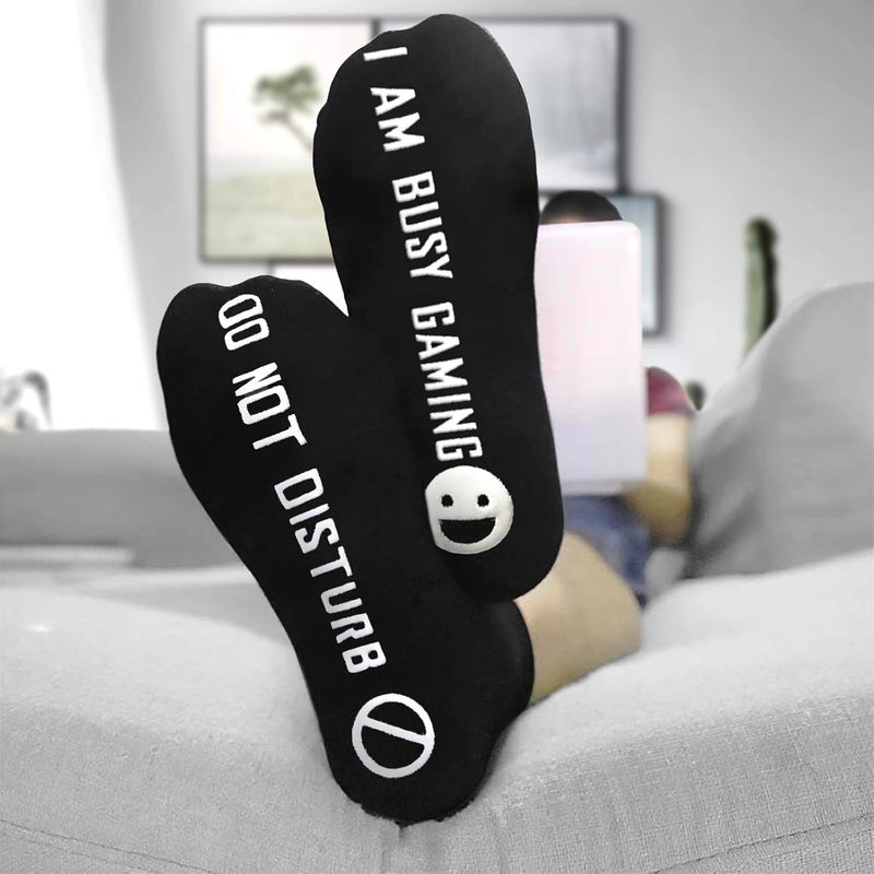 NDLBS Funny Christmas Gifts Novelty Gaming Socks Christmas Stocking Stuffers for Men Teens Boys Kids Him Adult Xmas Gifts - Image 2