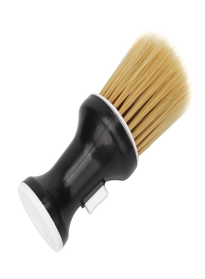 Acouto Soft Hair Neck Duster Hairdressing Powder Storage Styling Dust Cleaning BrushBlack Eliminate Damaged Hair Tender and Thick Nylon Bru (black) - Image 1