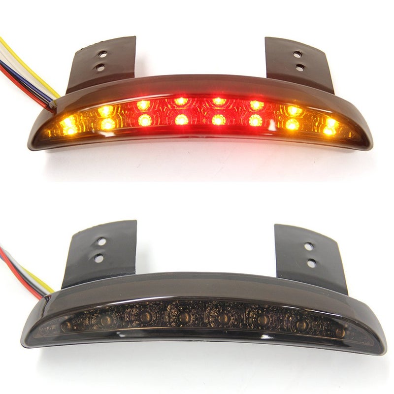 MISS MOLY Motorcycle Chopped Rear Fender Edge LED Brake License Plate Tail Light Stop Running Light Turn Signal Lamp for Harley Sportster XL883N 1200N XL1200V XL1200X - Image 5