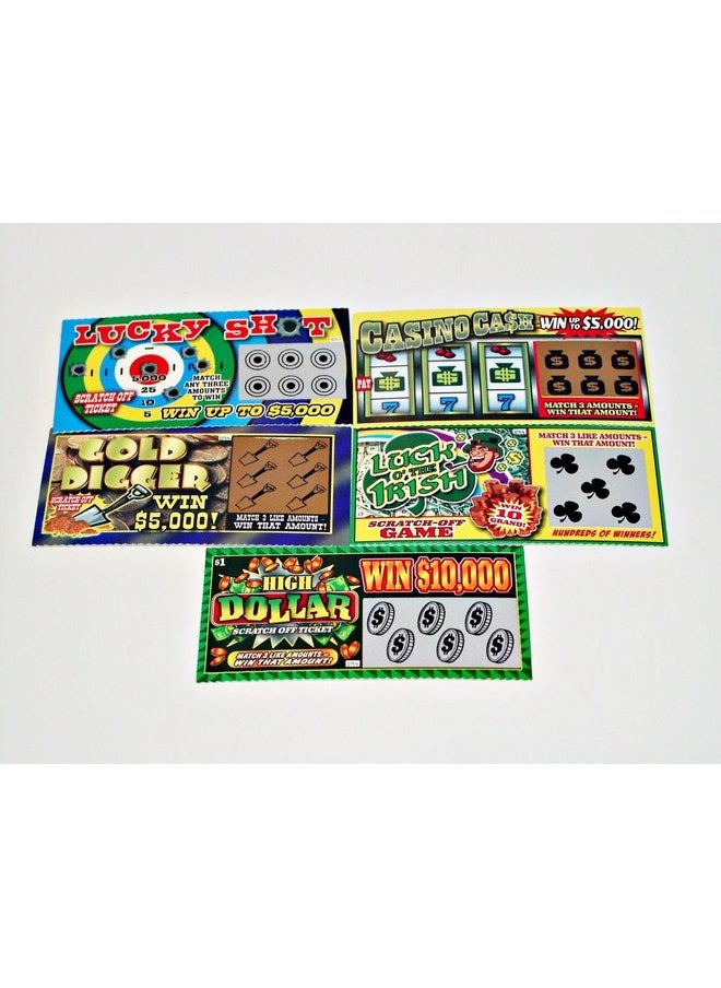 Fake Lottery Ticket Scratch Tickets (5 Tickets / 1 Pack) Pranking Toys For Friend And Family Scratcher Jokes And Gag Winning Tickets Surprise. 1381-E - pzsku/ZC3C7D43A7E699B98C2EAZ/45/_/1734347380/4178445f-352a-4ea8-81e5-53ed0eba3754