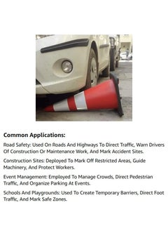 ABBASALI Safety Cone 100cm With Warning Tape  - Image 4