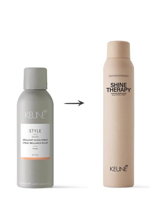 Keune Shine Spray - Formerly known Style Brilliant Gloss Spray (2 Size)