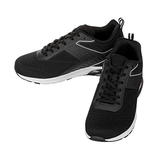 CALTO Men's Invisible Height Increasing Elevator Shoes - Black/White Super Lightweight Sporty Sneakers - 2.4 Inches Taller - Q231 - Size 9 D(M) US - Image 5