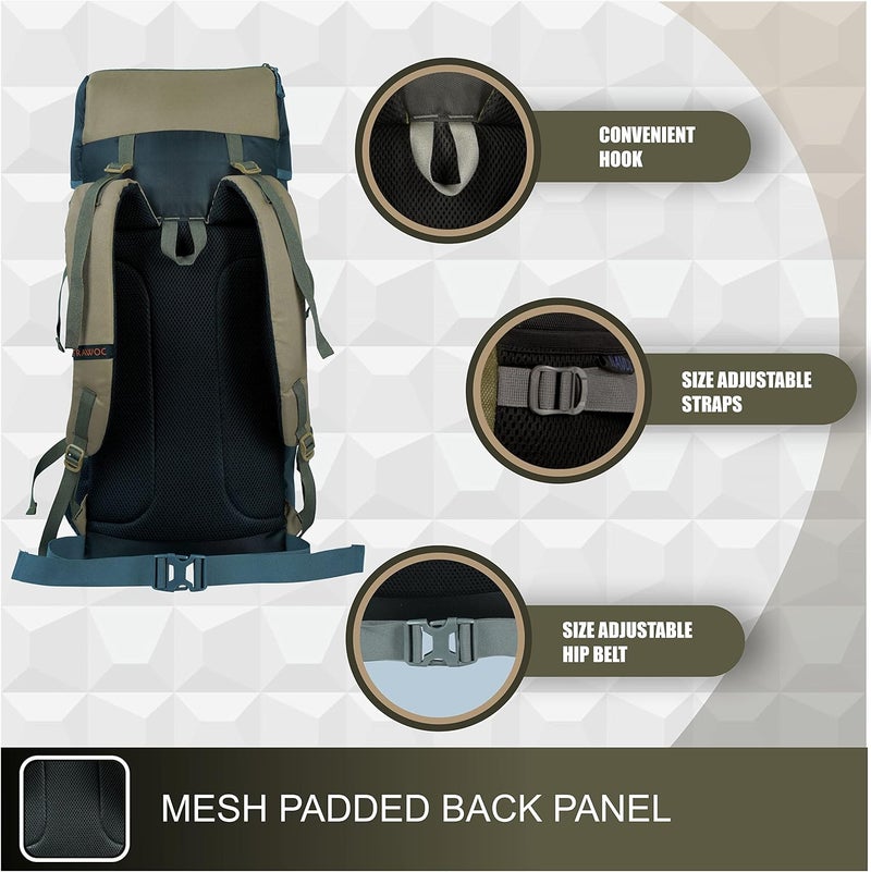 TRAWOC HOVER 50L Travel Backpack - Image 3