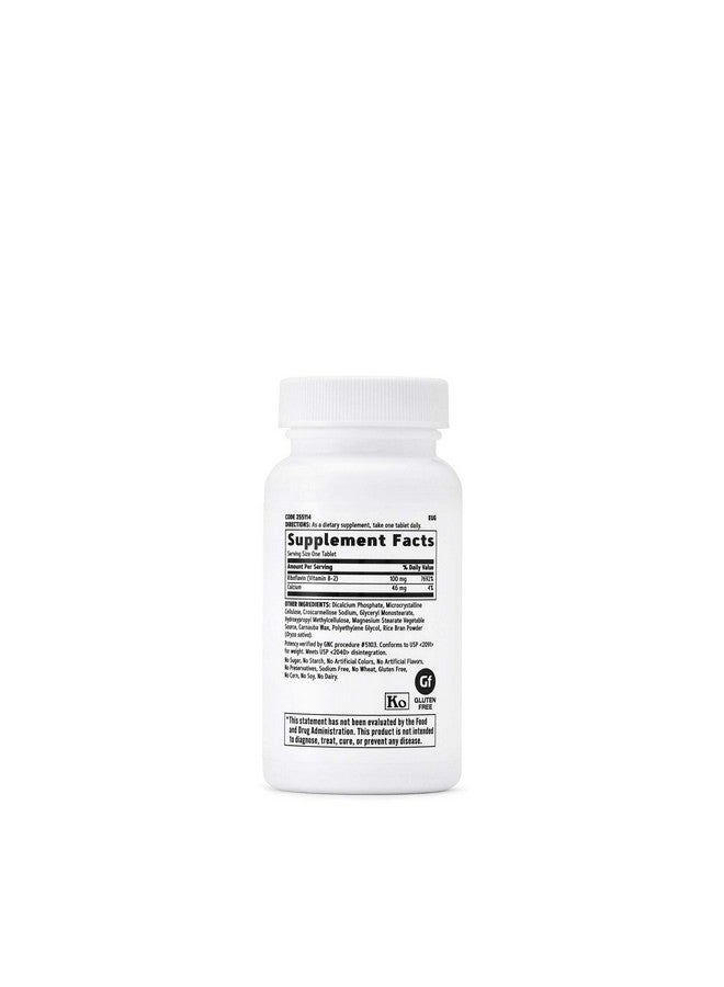 GNC Vitamin B2 100mg Supplement, Essential for Metabolism of Fats, Carbohydrates and Proteins, 100 Servings - Image 2