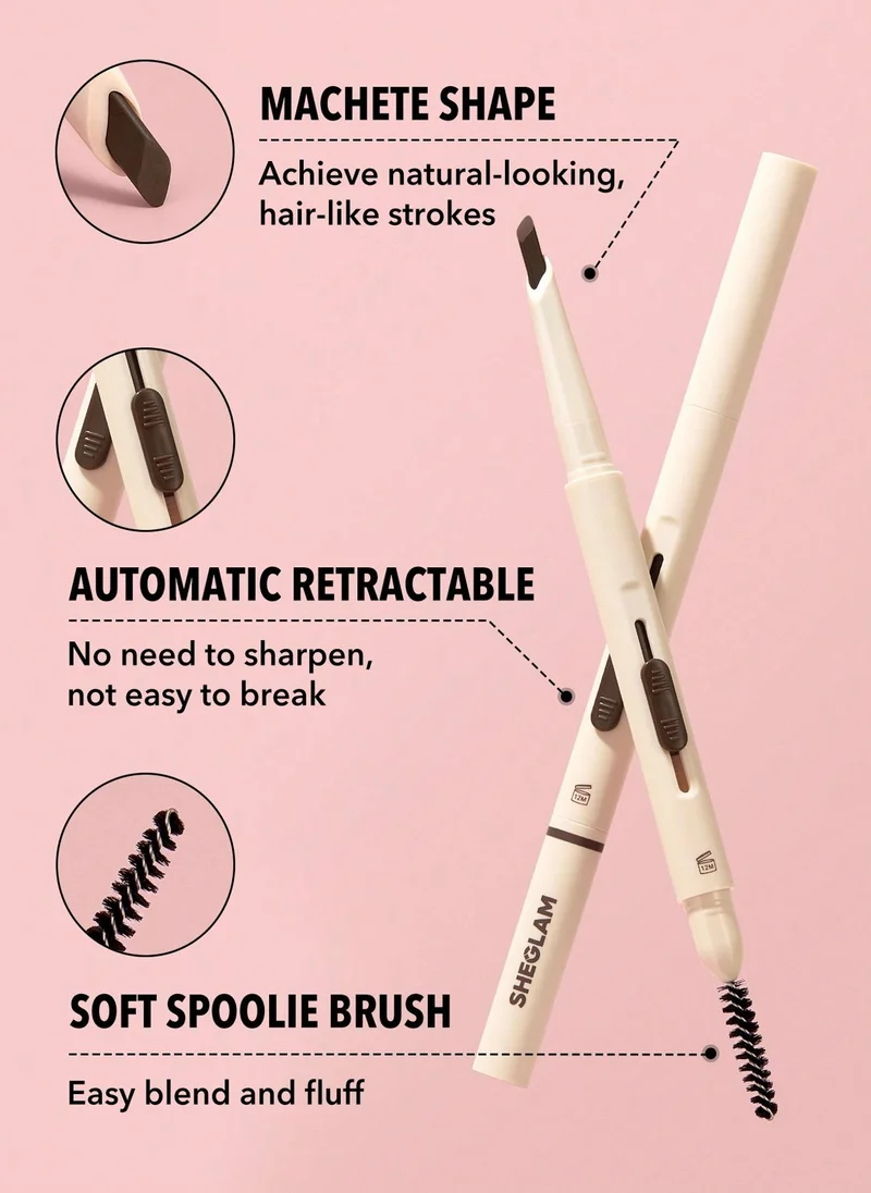 شيجلام Sheglam Better Brows Long Lasting Eyebrow Pencil-Chocolate