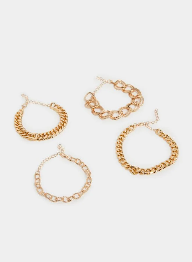 Styli Pack of 4 - Gold Chain Bracelet