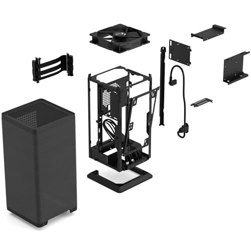 Fractal Design Mood Black PC Case - Sleek Fabric Design, 180mm Top Fan, Conceals 325mm Graphics Card, m-ITX Motherboard Compatible, Easy Access Build, Efficient Cooling - Image 4