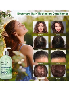 Svvimer Rosemary Hair Growth Conditioner: Thickening Moisturizing Product with Biotin for Women Men - for Damaged Dry Thinning Hair 11.8 fl.oz  - Image 2