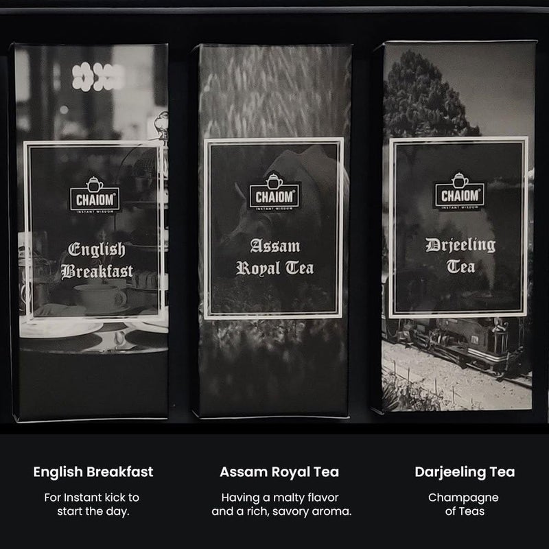Chaiom - Retro Tea Culture 420g | Tea Gift boxes Combo 3 Exclusive Pack Of Darjeeling Tea, Assam Tea, English Breakfast Tea | Traditional chai tea | 60 Cup Tea - Image 5
