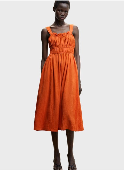 Ruched Waist Dress