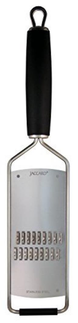 Jaccard MatchStick Grater PaddleStyle StainlessSteel Hand Grater with MicroEdge Technology 3 x 1 x 13 inches