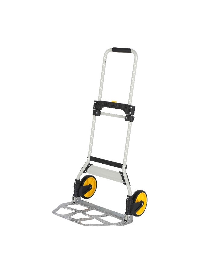 JRWH Transport - Sturdy Heavy-Duty Load Foldable Hand Trolley Silver 90 kg JR-8040 - Image 1