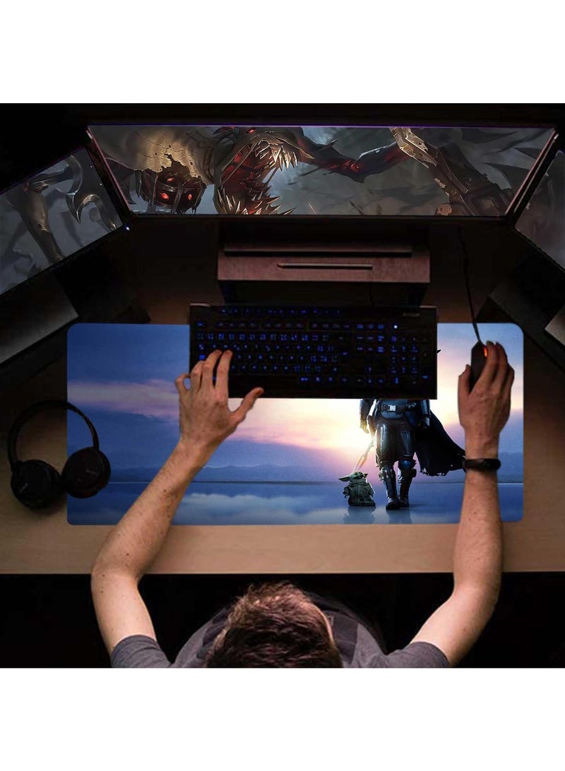 Y&D 800*300*4mm Office Lock Edge Non Slip Game Keyboard Pad - Image 3