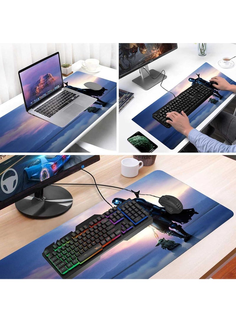 Y&D 800*300*4mm Office Lock Edge Non Slip Game Keyboard Pad - Image 5