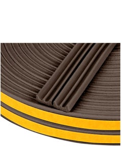 Plan A Weather Stripping, 9mm x 4mm Self Adhesive Foam Type E Seal Strip Seal Strip Anti-Collision Soundproof Ideal for Doors and Windows to Improve Insulation and Protection (3)  - Image 1
