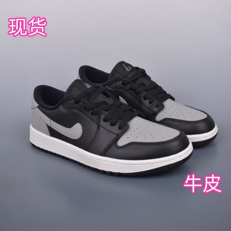 Aj Golf Spring Pointed Cowhide Men'S Board Shoes Women'S Shoes Casual Men'S Shoes Summer Soft Soles - Image 2