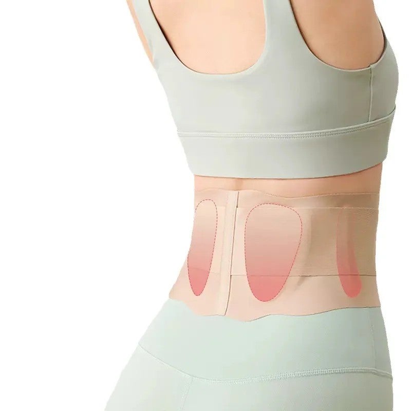 Bluejw Waist Trimmer - Slimming Waist Support Brace - Lumbar Back Pain Relief Belt - Adjustable Abdominal Trainer for Women & Men - Image 2
