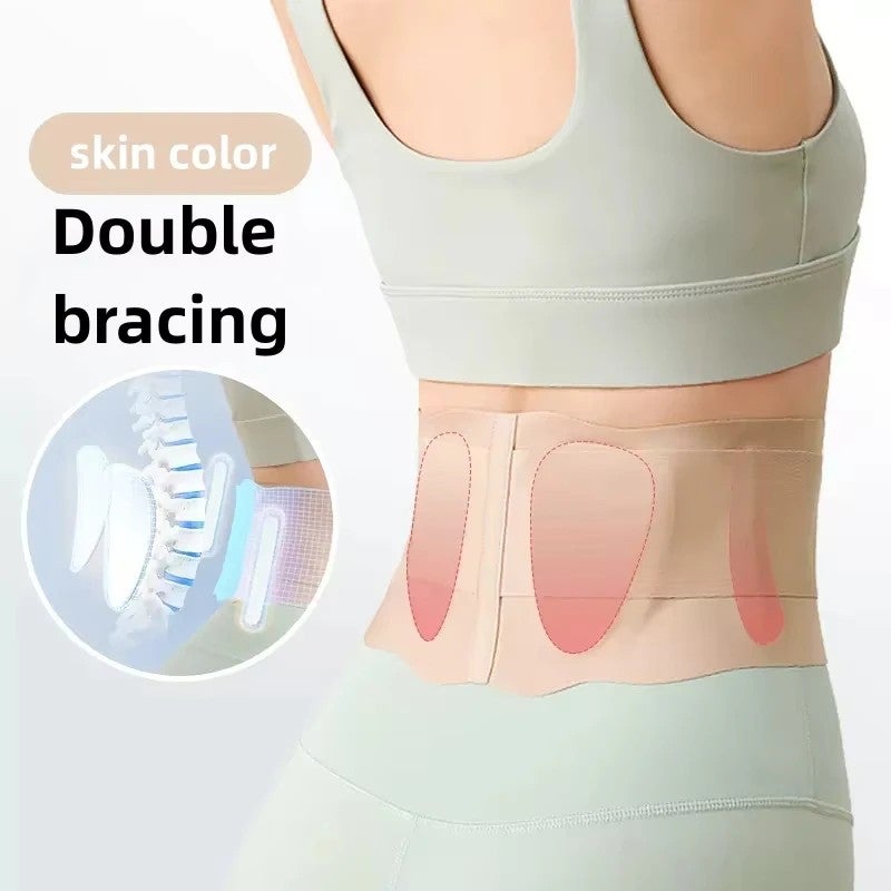 Bluejw Waist Trimmer - Slimming Waist Support Brace - Lumbar Back Pain Relief Belt - Adjustable Abdominal Trainer for Women & Men - Image 4