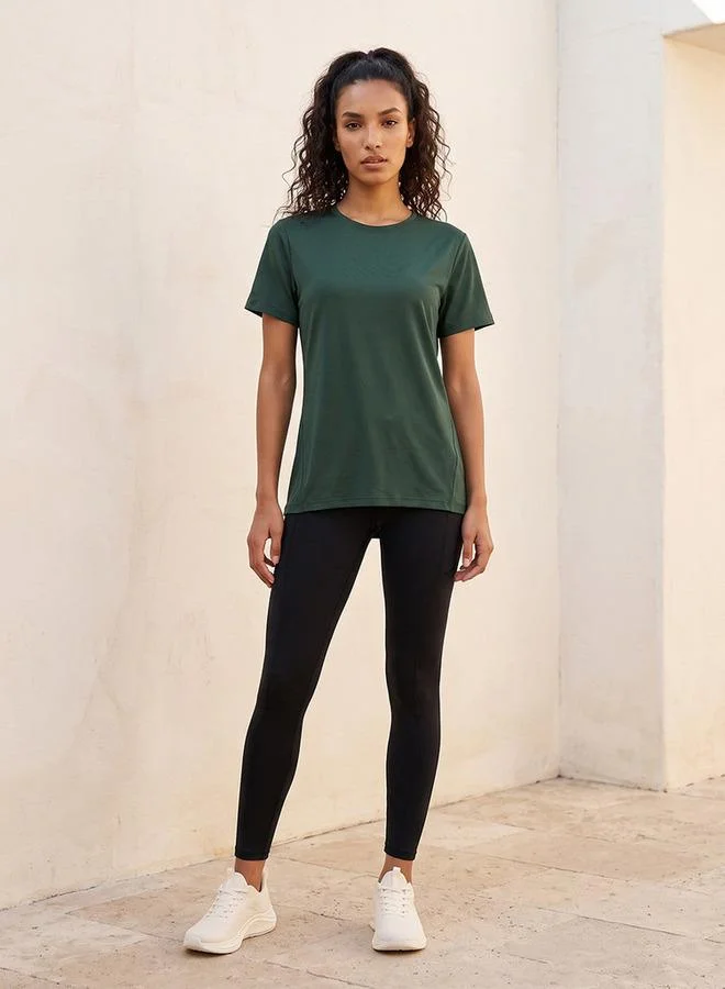 Splash Active Textured 2-Way Stretch T-shirt
