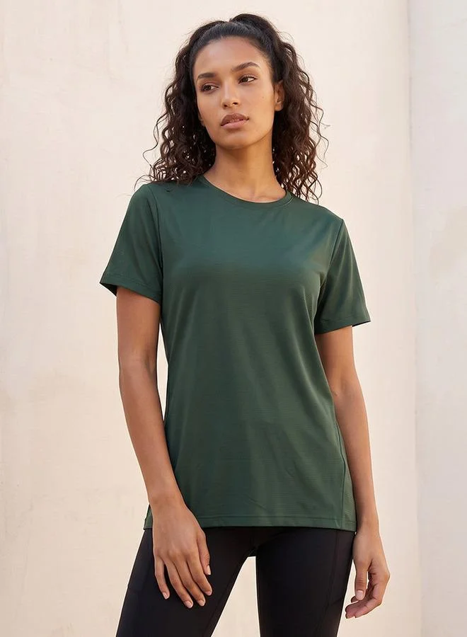 Splash Active Textured 2-Way Stretch T-shirt