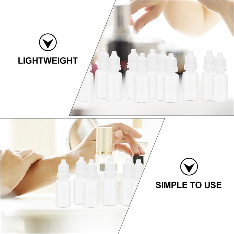 60Pcs 10ml Plastic Squeeze Dropper Bottles Travel Personal Care Liquid Dispenser - Image 5