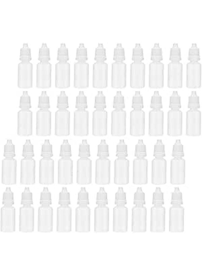 60Pcs 10ml Plastic Squeeze Dropper Bottles Travel Personal Care Liquid Dispenser - Image 1