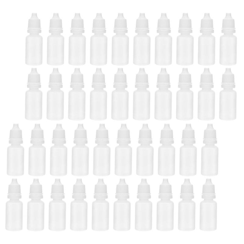 60Pcs 10ml Plastic Squeeze Dropper Bottles Travel Personal Care Liquid Dispenser - Image 2