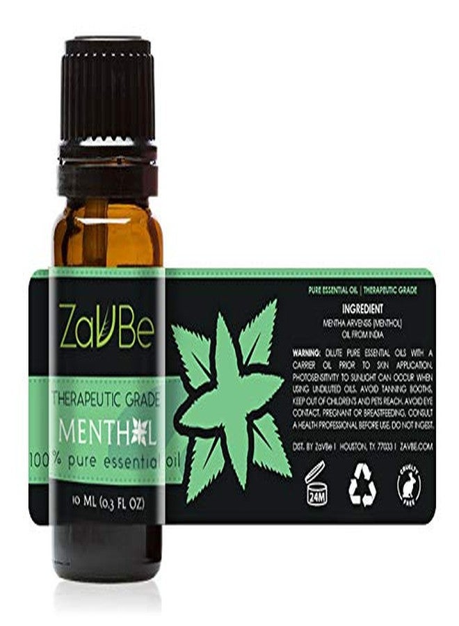 MABUA Menthol Essential Oil Blend 10 ml (1/3 oz) - Essential Oil for Diffuser Undiluted, Oils for Diffuser for Apartment Air Freshener - Image 1