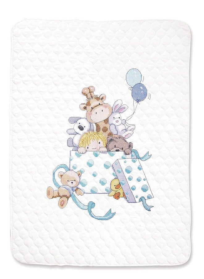 DesignWorks Ink Design Works Toy Box Stamped Cross Stitch Kit, 34" x 43", Multicolored - Image 1