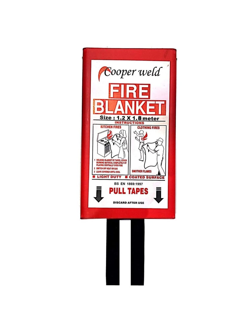 Kitchen Fire Blanket 1.2 x 1.8 Meter  - Image 1