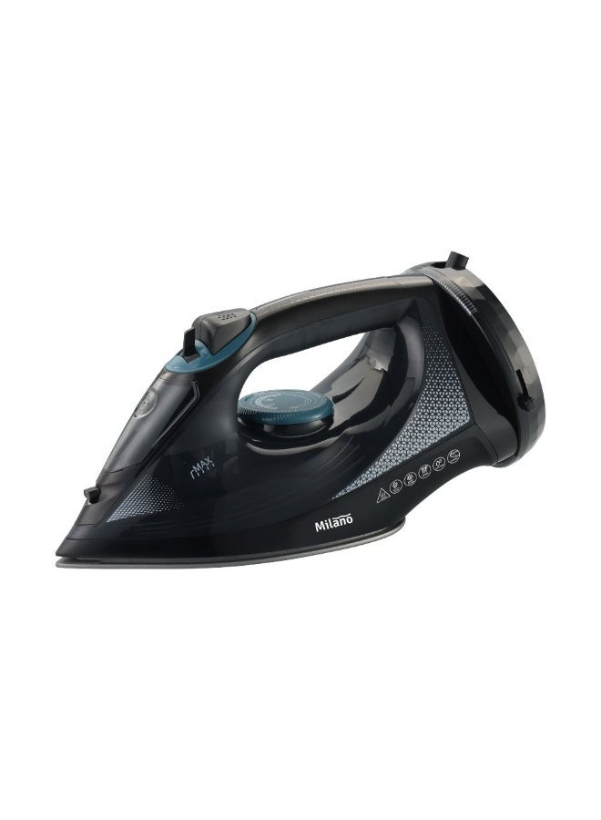 DANUBE HOME Milano Garment Steam Cordless Iron With Inbuilt Dryer, Sprayer & Steamer - Black Finish Fast Heat-Up Dryer With Adjustable Temperature Abs Body Lightweight & Portable Iron - (30.8X12X14.5) Cm - Image 1