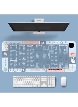 Mouse Pad Heating Multi-functional Fresh Oversized Leather Heating Keyboard Pad Office Computer Desktop Warm Table Mat-Color:3C Smart 800 * 330mm Long Sitting Reminder Exquisite Packaging-Pattern:Shortcut Keys-unlimited Luck - pzsku/ZC3C97B1CBD3C77D0EF04Z/45/1745249621/3c120098-fc3a-451c-9faa-44076636675f