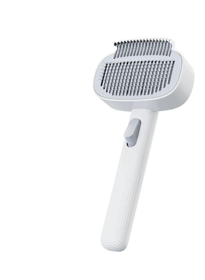 Cat shedding brush, suitable for long-haired or short-haired indoor cats, cat hair grooming deshedding brush, massages to remove loose fur. - Image 2