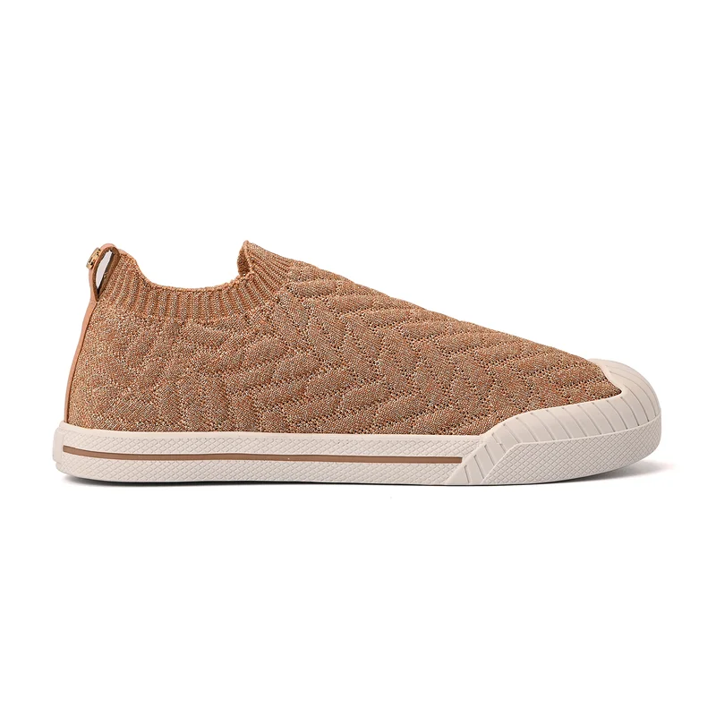 Lurex Nude Sneakers