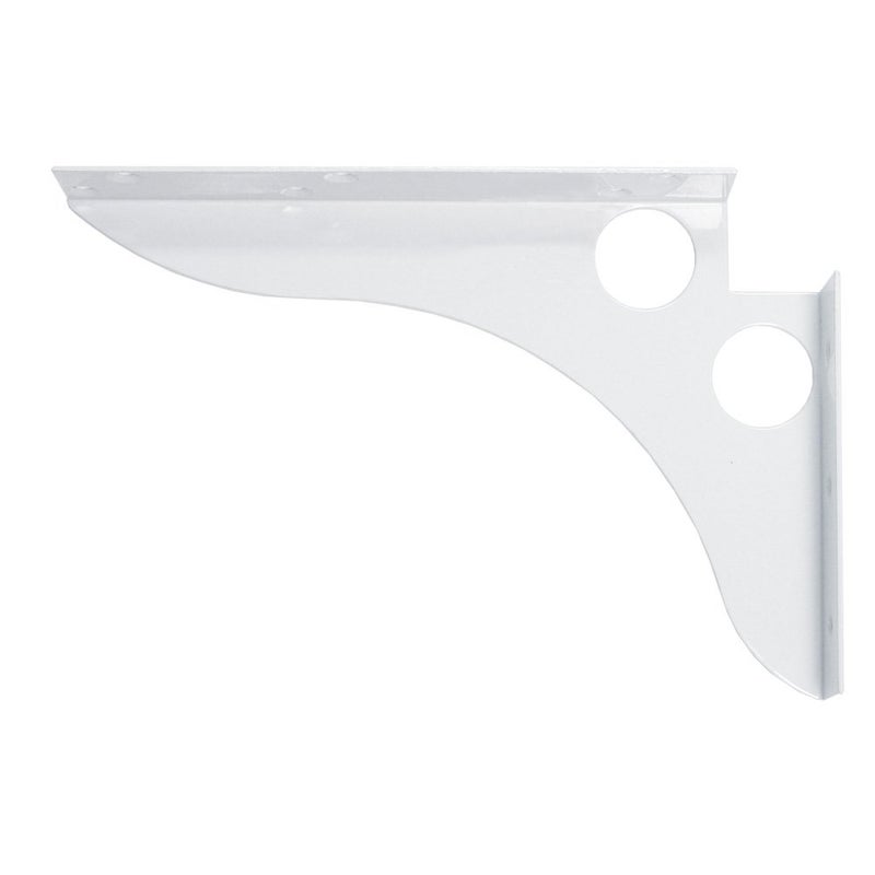 FastCap White SpeedBrace 8x12 with 1000 lbs Load Capacity Great for Fixed Height Shelves CountertopsDesks Workstations Round Hole Design 99932