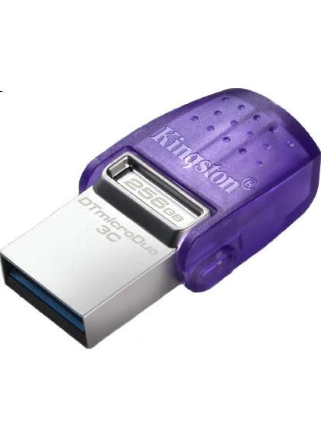 Kingston 256Gb Type-C Usb3.2 Gen1 High-Capacity Phone And Computer Flash Drive Dtduo3Cg3 Dual-Interface Design Read Speed 200Mb/S Compatible With Android And Apple - Image 1