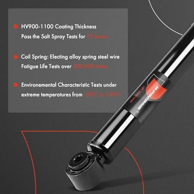 أ-بريميوم بديل ممتص الصدمات الخلفي الأيسر والأيمن لسيارة مازدا 6 موديل 2014-2017 Cx5 مجموعة من قطعتين - Image 5