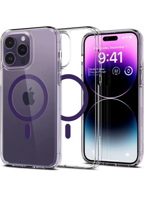 Ultra Hybrid Mag iPhone 14 Pro Max Case Cover with Magsafe - Deep Purple