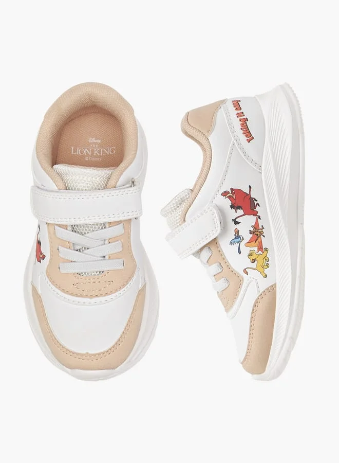 ديزني سنيكرز أولاد بطبعة الأسد الملك بإغلاق لاصق