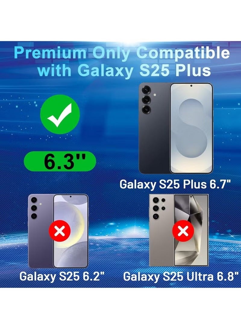 TIGER Galaxy S25 Plus Privacy Screen Protector, 2 Pack Privacy Tempered Film with 2 Pack Camera Lens Tempered Glass, High Clarity, Anti-Spy Protection for Samsung S25 Plus 5G – Scratch-Resistant, Bubble-Free, Full HD Clear Screen Shield - Image 4
