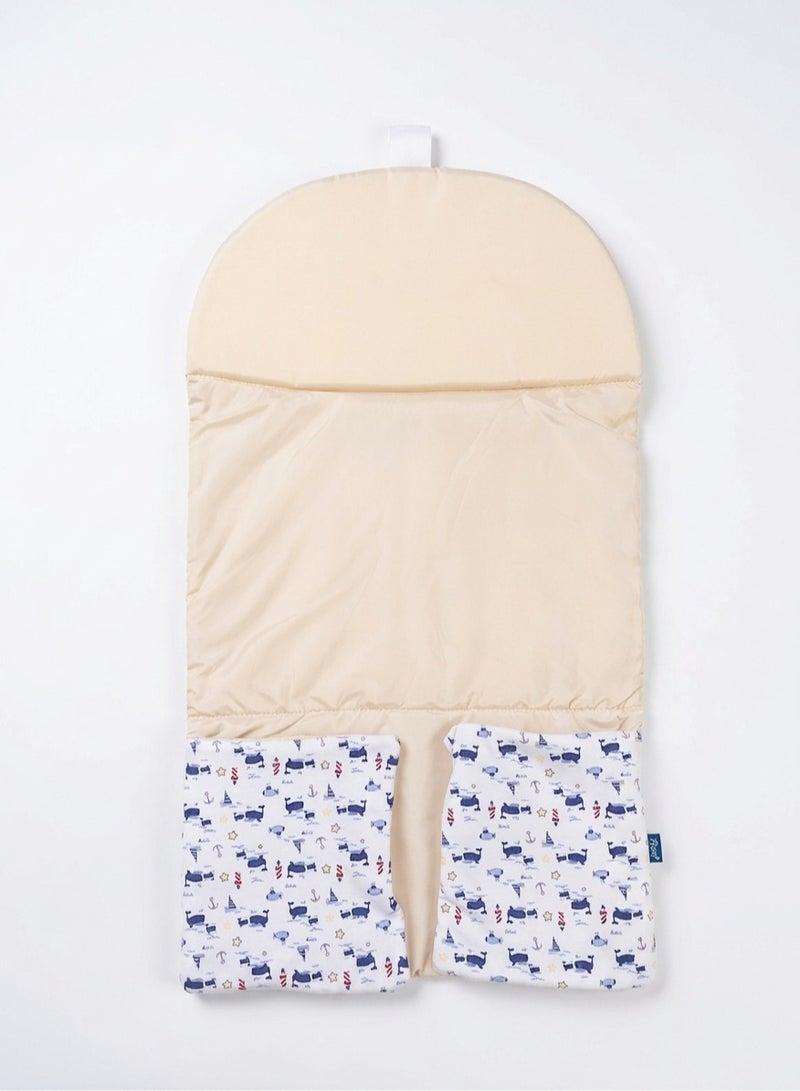 Junior Baby Boy Changing Mat Foldable Whale Print 0228-62 - Image 2
