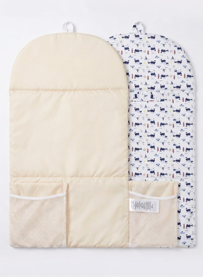 Junior Baby Boy Changing Mat Foldable Whale Print 0228-62 - Image 3