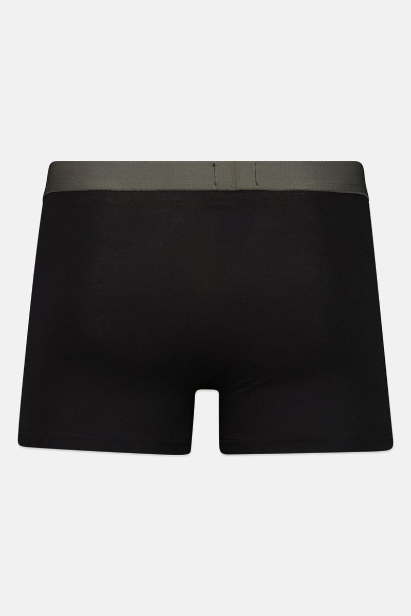 Lyle & Scott Men 3 Pieces Brand Logo Trunks, Black - Image 2