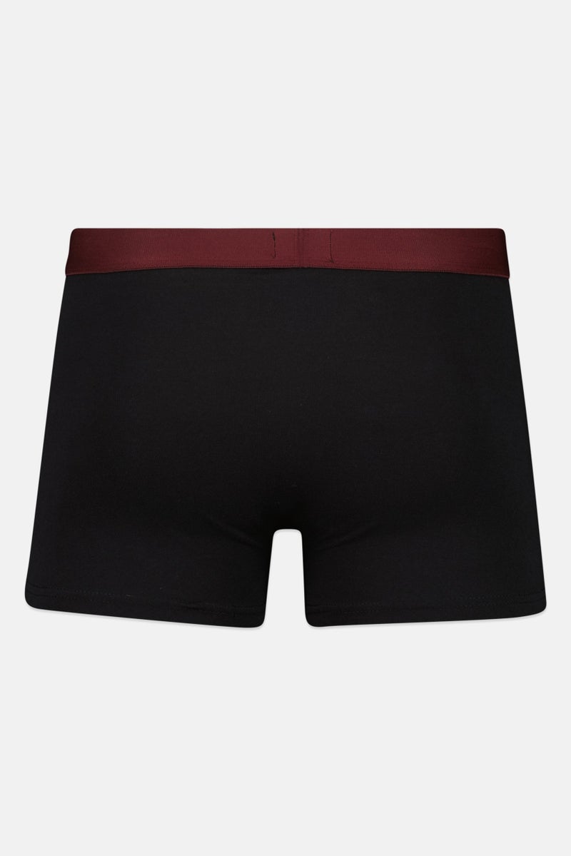 Lyle & Scott Men 3 Pieces Brand Logo Trunks, Black - Image 4