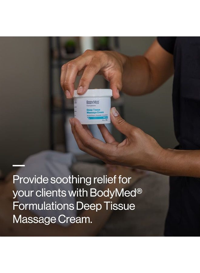 BodyMed Formulations Deep Tissue Massage Cream, 1 gal. – Fragrance-Free, All-Natural Cream for Massage Therapy – Formulated with Arnica Extract & Cocoa Butter – Hypoallergenic & Paraben Free - Image 3