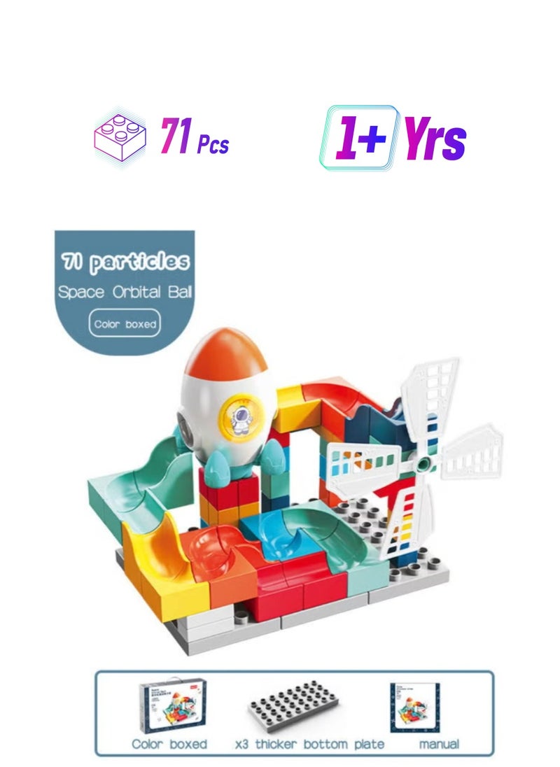 71 Particle Roller Diy block Toddler Toys For Kids Jigsaw Puzzles Learning For Boys And Girls Color Shapes Early Learning Educational Gift  - Image 1