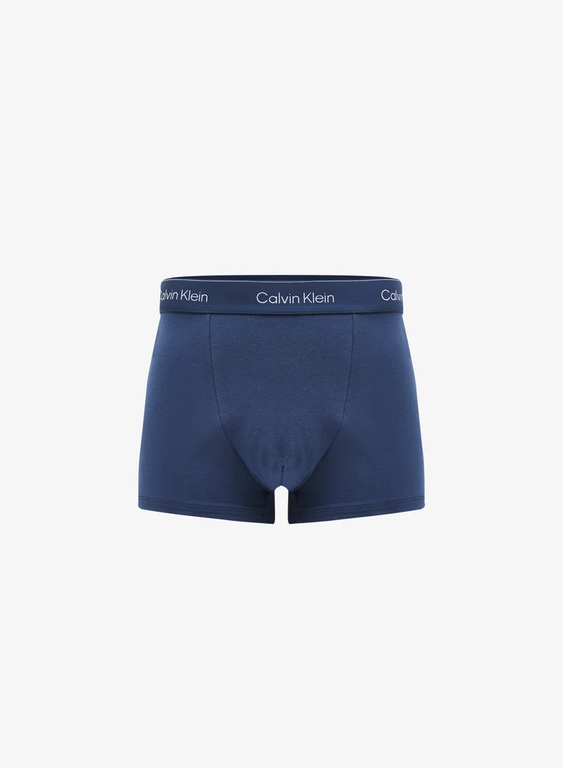 كالفن كلاين 3 Pack Relaxed Dart Trunks - Icon Cotton Stretch